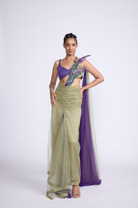 Flower Structure Saree
