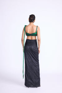 Flower Braided Saree