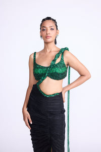 Flower Braided Saree