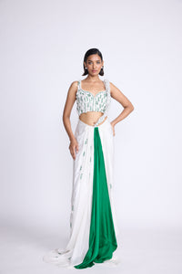Pearl Braided Saree