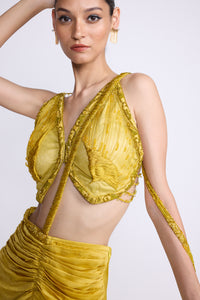 Yellow String Art