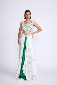 Pearl Braided Saree - Priyanshi Jain