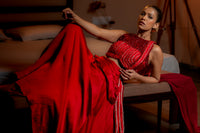 The Red Thread Saree