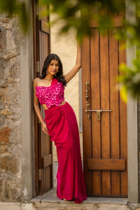 Pink String Art Gown