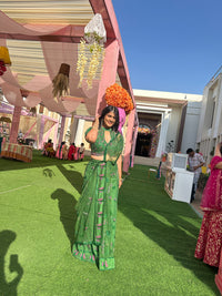 Emerald Green Saree