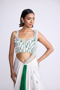 Pearl Braided Saree